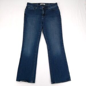 Levis Perfect Waist 525 Bootcut Jeans Womens 12M Blue Mid Rise Stretch Denim